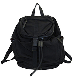 Backpack, Nylon, Black, 2
